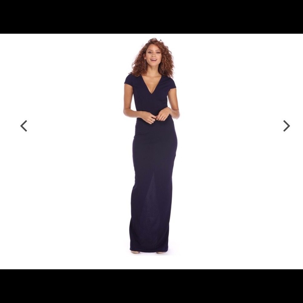 Long Blue Navy Dress